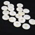 Button - Cream Iridescence - 18mm